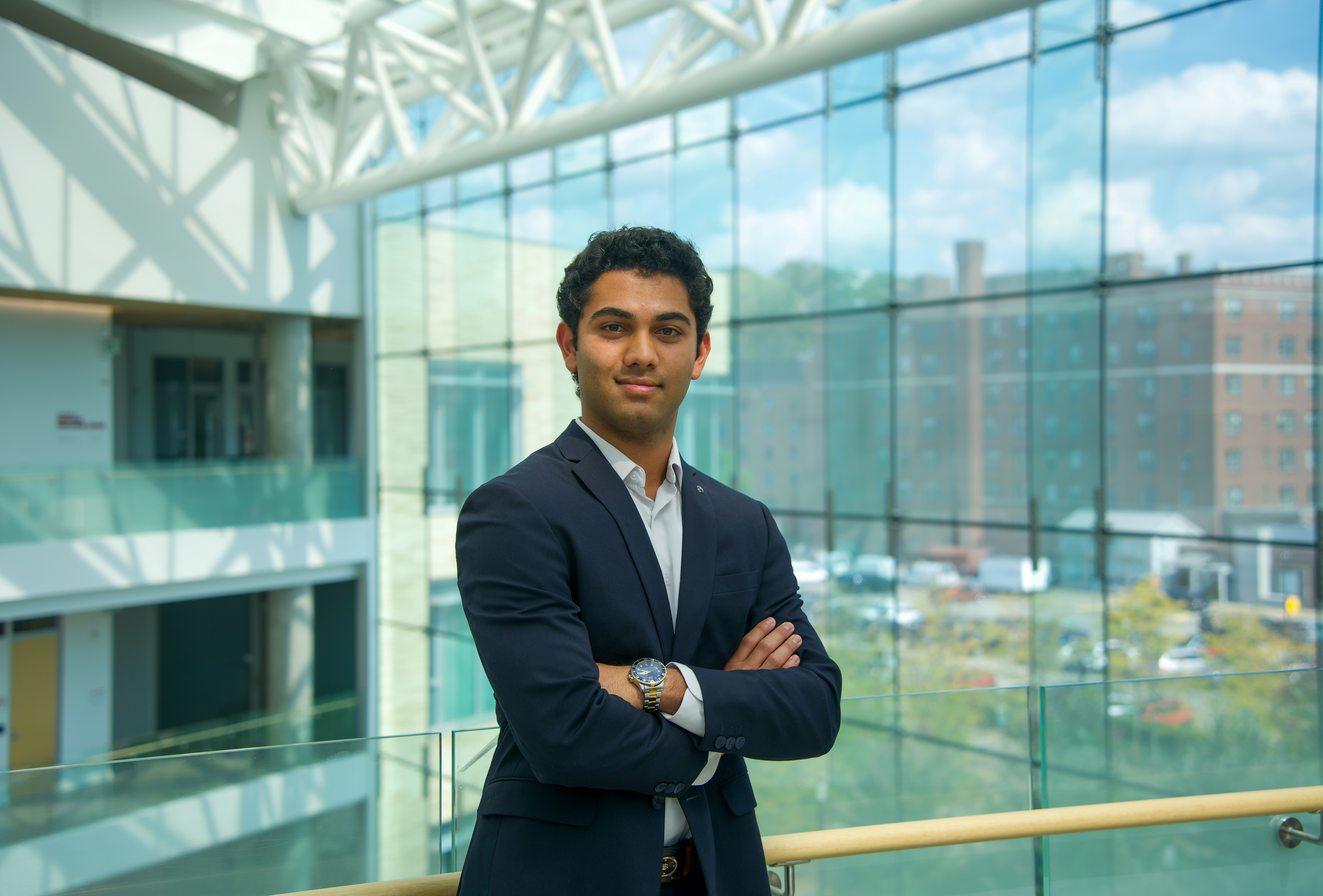 Professional individual headshot example